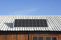 picture shows a solar panel