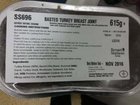 Photo shows a Heron Foods basted turkey breast joint